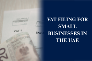 VAT filing process for small businesses in UAE including registration, compliance, and reporting