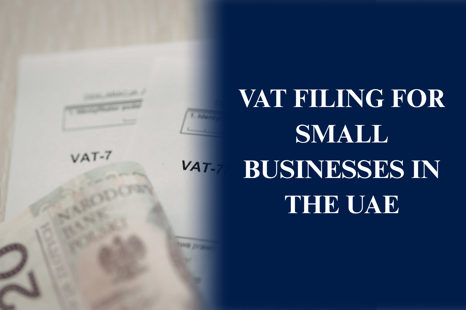 VAT filing process for small businesses in UAE including registration, compliance, and reporting